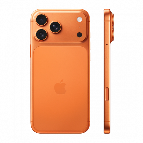 Apple iPhone 17 Pro Max 256 GB: 6.9-inch Display with ProMotion, A19 Pro Chip, Best Battery Life in Any iPhone Ever, Pro Fusion Camera System, Center Stage Front Camera; Cosmic Orange